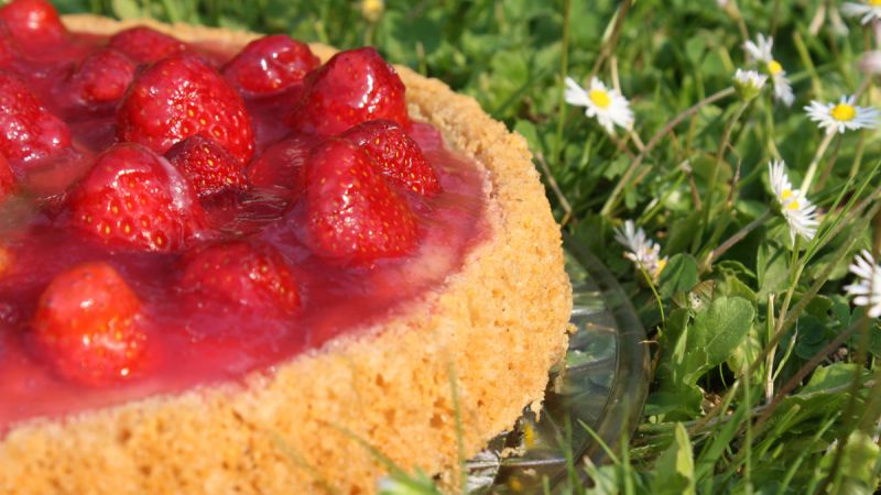 Erdbeerkuchen