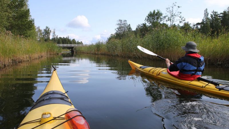 Kanufahren auf der Warnow